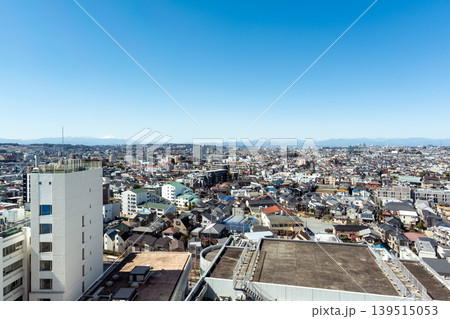 調布市文化会館 たづくりの12階から富士山を見る 東京都調布市小島町 調布市文化会館 たづくりの12階から富士山を見る 東京都調布市小島町 139515053