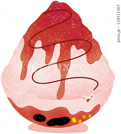 watermelon bingsu illustration 139515367