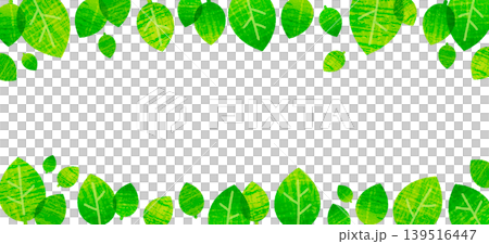 Crayon-style leaf frame (horizontal) Crayon-style leaf frame (horizontal) 139516447
