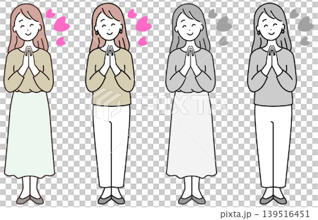 Happy Woman - Color & Monochrome Set Happy Woman - Color & Monochrome Set 139516451