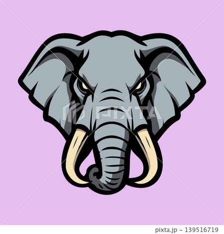 Elephant Character Mascot Logo Vector Template Elephant Character Mascot Logo Vector Template 139516719