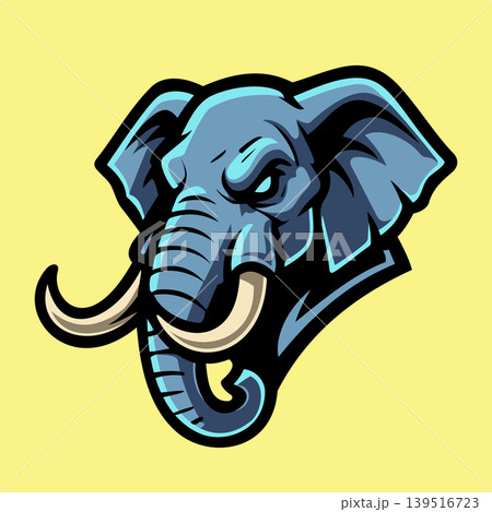Elephant Character Mascot Logo Vector Template Elephant Character Mascot Logo Vector Template 139516723