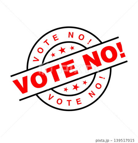 Vote No Letter Rubber Stamp Template Design Vote No Letter Rubber Stamp Template Design 139517015