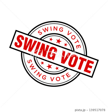 Swing Vote Letter Rubber Stamp Template Design Swing Vote Letter Rubber Stamp Template Design 139517078
