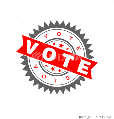 Vote Letter Rubber Stamp Template Design Vote Letter Rubber Stamp Template Design 139517098