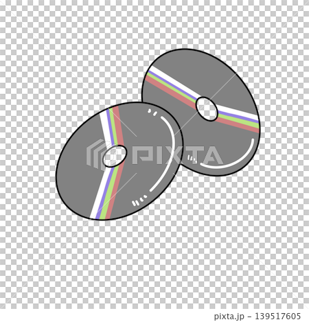 Two gray oval shapes overlap slightly Two gray oval shapes overlap slightly 139517605