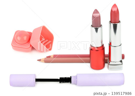 Modern Face Makeup Essentials Set for Daily Self Care and Glamour Modern Face Makeup Essentials Set for Daily Self Care and Glamour 139517986