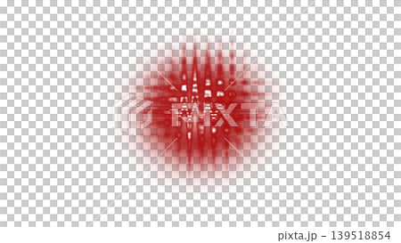 Abstract red geometric light burst with complex mesh ripple pattern isolated on transparent background. Concept of data transmission and cybersecurity 139518854
