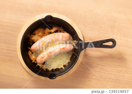 ウィンナー チーズ焼き ウィンナー チーズ焼き 139519857