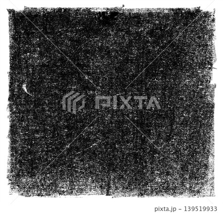 透明背景に描いたキリヌキ素材、手書きのブラシストローク 139519933