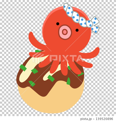章魚燒(章魚丸子)-可愛的章魚角色 章魚燒(章魚丸子)-可愛的章魚角色 139520896