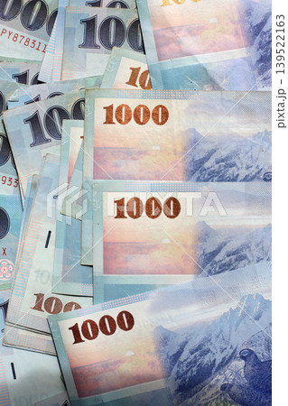 Taiwan dollar banknotes, Taiwan Currency Taiwan dollar banknotes, Taiwan Currency 139522163