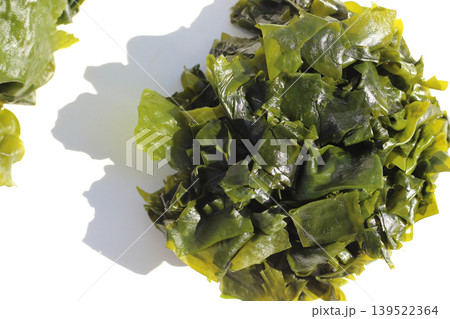 Pile of fresh wakame seaweed. Pile of fresh wakame seaweed. 139522364