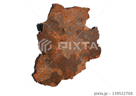 Pieces of old rusty of zinc sheet Pieces of old rusty of zinc sheet 139522708
