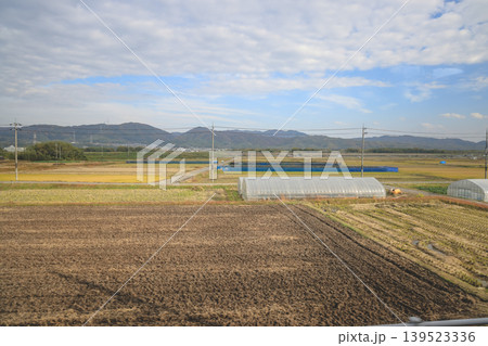 Scenic Countryside View from Train Between Kyoto and Nara Nov 27 2025 139523336