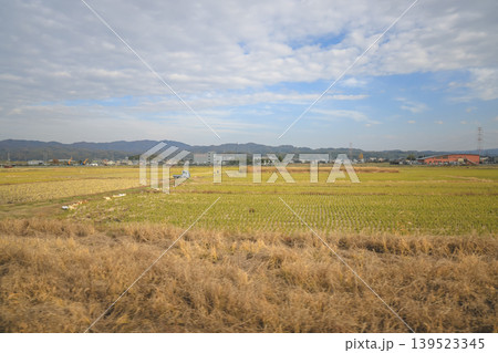 Scenic Countryside View from Train Between Kyoto and Nara Nov 27 2025 Scenic Countryside View from Train Between Kyoto and Nara Nov 27 2025 139523345