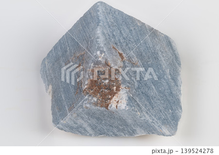 Decorative mineral slab with natural veins and rust coloration. Angelite mineral piece featuring intricate veins and earthy rust accents for metaphysical purposes Decorative mineral slab with natural veins and rust coloration. Angelite mineral piece featuring intricate veins and earthy rust accents for metaphysical purposes 139524278