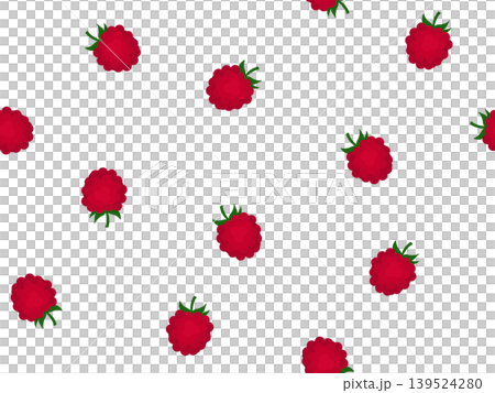 Raspberry seamless pattern B-31 Raspberry seamless pattern B-31 139524280
