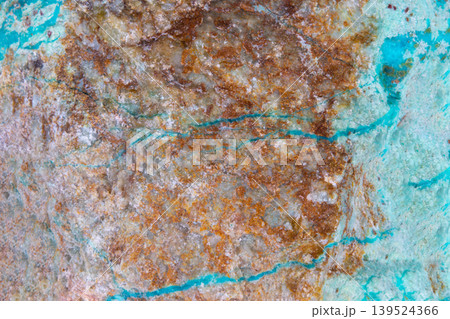 Urban industrial patina. Oxidized copper reveals textured bluegreen corrosion and flakes. Rough oxidized copper surface displays industrial decay aesthetic with corrosion Urban industrial patina. Oxidized copper reveals textured bluegreen corrosion and flakes. Rough oxidized copper surface displays industrial decay aesthetic with corrosion 139524366