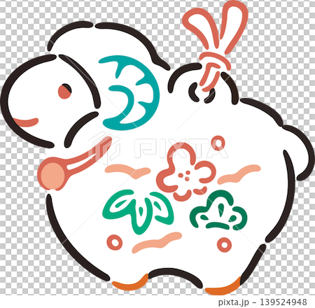 New Year's Greeting Card 2027: Year of the Sheep - Sheep Clay Bell - Watercolor, Hand-drawn Illustration - Japanese Style - Auspicious Item - Pine, Bamboo, and Plum Blossom - New Year's Day - New Year's Greeting Card Material New Year's Greeting Card 2027: Year of the Sheep - Sheep Clay Bell - Watercolor, Hand-drawn Illustration - Japanese Style - Auspicious Item - Pine, Bamboo, and Plum Blossom - New Year's Day - New Year's Greeting Card Material 139524948