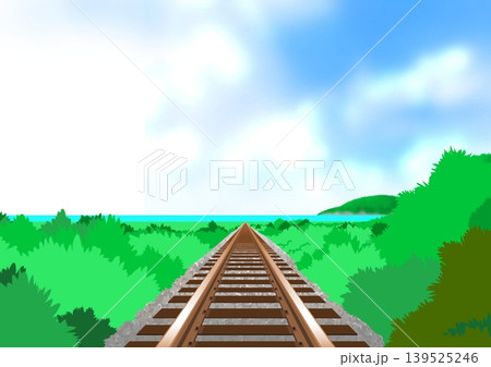 鉄道のレール 鉄道のレール 139525246