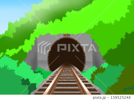 鉄道のトンネル 鉄道のトンネル 139525248