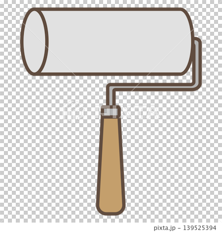 Simple paint roller icon | Illustration material for DIY and painting supplies 139525394