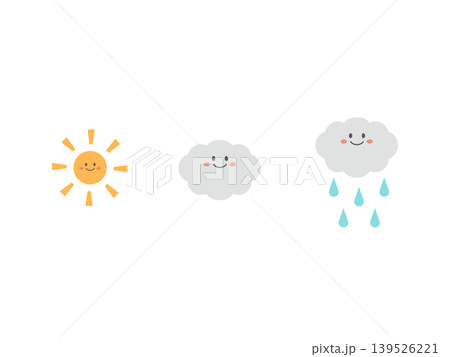 天気のイラスト 天気のイラスト 139526221