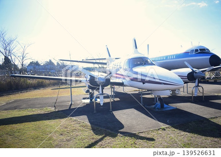 航空科学博物館の敷地においてある飛行機 航空科学博物館の敷地においてある飛行機 139526631
