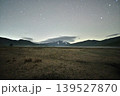 夏の尾瀬ヶ原からみた至仏山と美しい星空 夏の尾瀬ヶ原からみた至仏山と美しい星空 139527870