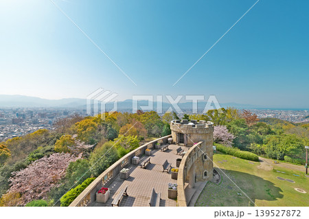 【松山総合公園より松山市内を一望】 愛媛県松山市朝日ヶ丘 139527872
