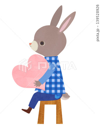 うさぎとハート うさぎとハート 139528926