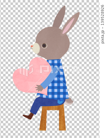 うさぎとハート うさぎとハート 139528926
