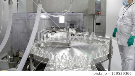 The production line of the medicine. The production line of the medicine. 139529366