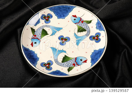Handmade, authentic gift porcelain plate 139529587
