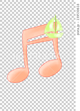 Musical notes with sailboats Musical notes with sailboats 139530618