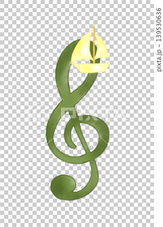 Musical notes with sailboats Musical notes with sailboats 139530636