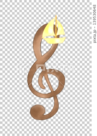 Musical notes with sailboats Musical notes with sailboats 139530648
