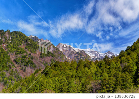 飛騨山脈雪景 飛騨山脈雪景 139530728