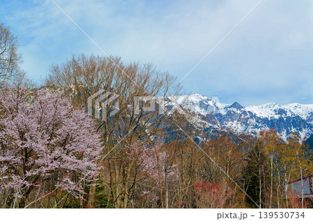飛騨山脈雪景 139530734