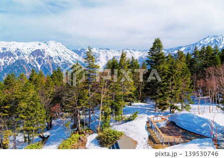 飛騨山脈雪景 飛騨山脈雪景 139530746