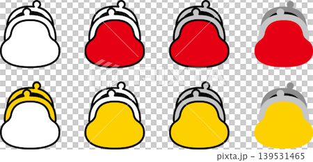 An illustration icon of an open wallet/purse/coin purse. An illustration icon of an open wallet/purse/coin purse. 139531465