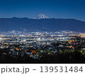 山梨県 富士山と甲府盆地の夜景 2026 139531484