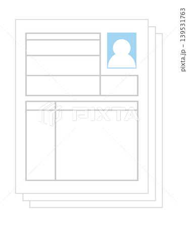 履歴書のイラスト 履歴書のイラスト 139531763
