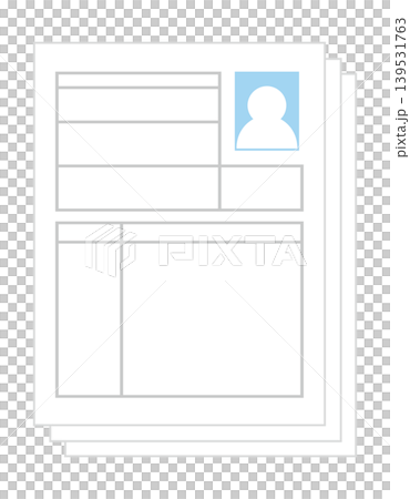 履歴書のイラスト 履歴書のイラスト 139531763