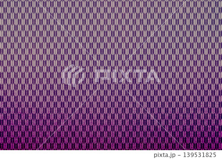 紫色の布生地に白色の矢絣模様のグラデーションがある背景画像2 139531825