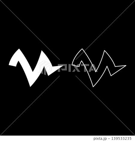 Vegetable peel leftover set icon white color vector illustration image solid fill outline contour line thin flat style Vegetable peel leftover set icon white color vector illustration image solid fill outline contour line thin flat style 139533235