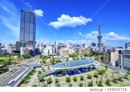 名古屋市、栄の街並み（令和8年、ザ・ランドマーク名古屋栄竣工後） 139535719