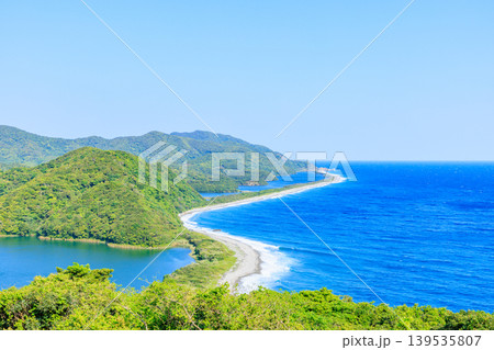 初夏の長目の浜展望所から見た景色 鹿児島県薩摩川内市 初夏の長目の浜展望所から見た景色 鹿児島県薩摩川内市 139535807