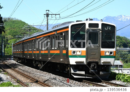 高崎へ向けて上越線をゆく211系3000番台(A33編成) 高崎へ向けて上越線をゆく211系3000番台(A33編成) 139536436
